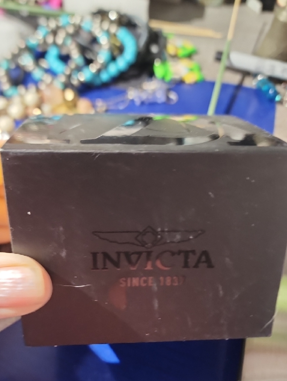 Invicta Gold-Tone Women's Rectangle Bracelet Watch - Picture 3 of 4